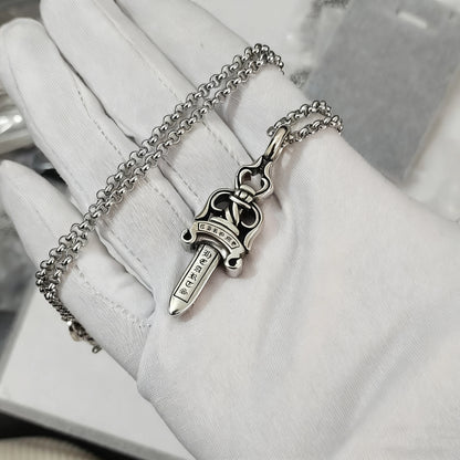 Hexagram Star Sword Anchor Pendant